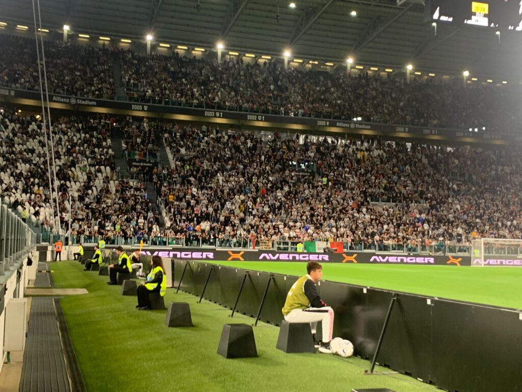 Settore dell'Allianz Stadium durante Juventus-Lecce