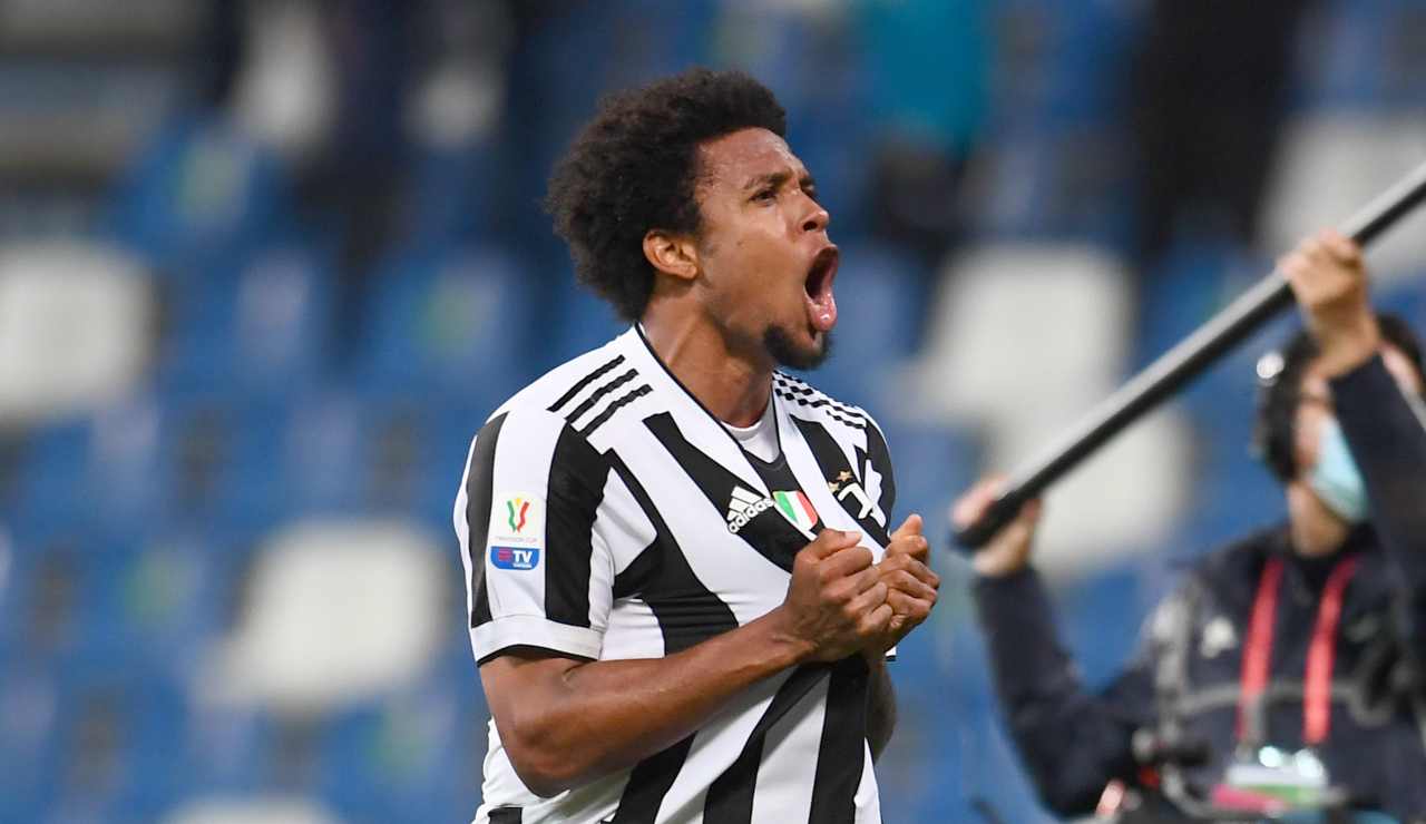 McKennie esulta con la maglia della Juventus