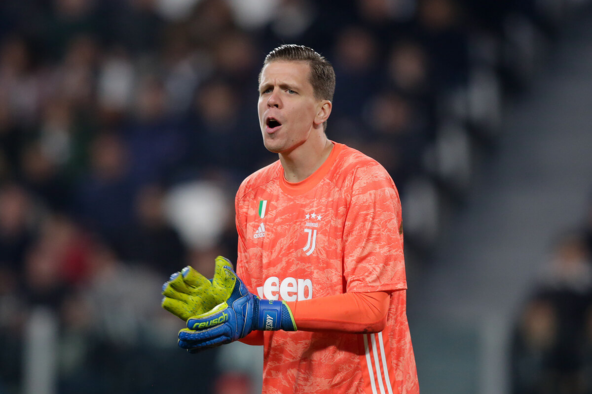 szczesny con la maglia della Juventus