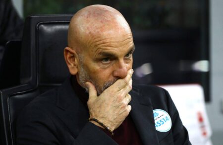 Stefano Pioli triste