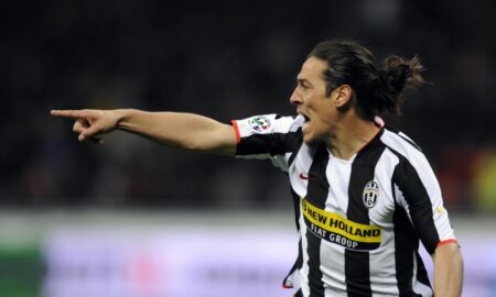 Mauro German Camoranesi con la maglia della Juventus