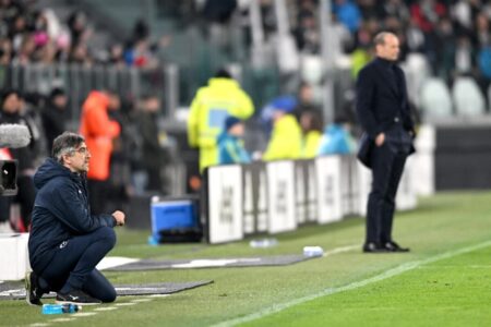 Juric e Allegri durante Juventus-Torino