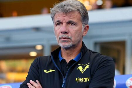 Marco Baroni, allenatore dell'Hellas Verona