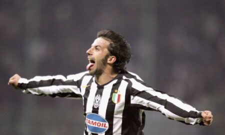 La linguaccia di Del Piero: particolare esultanza del Capitano