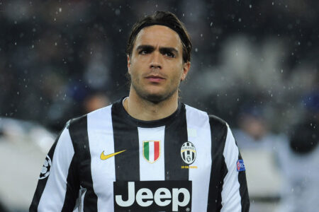 Alessandro Matri con la maglia della Juventus