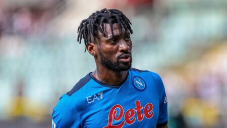 Andre zambo anguissa in maglia Napoli